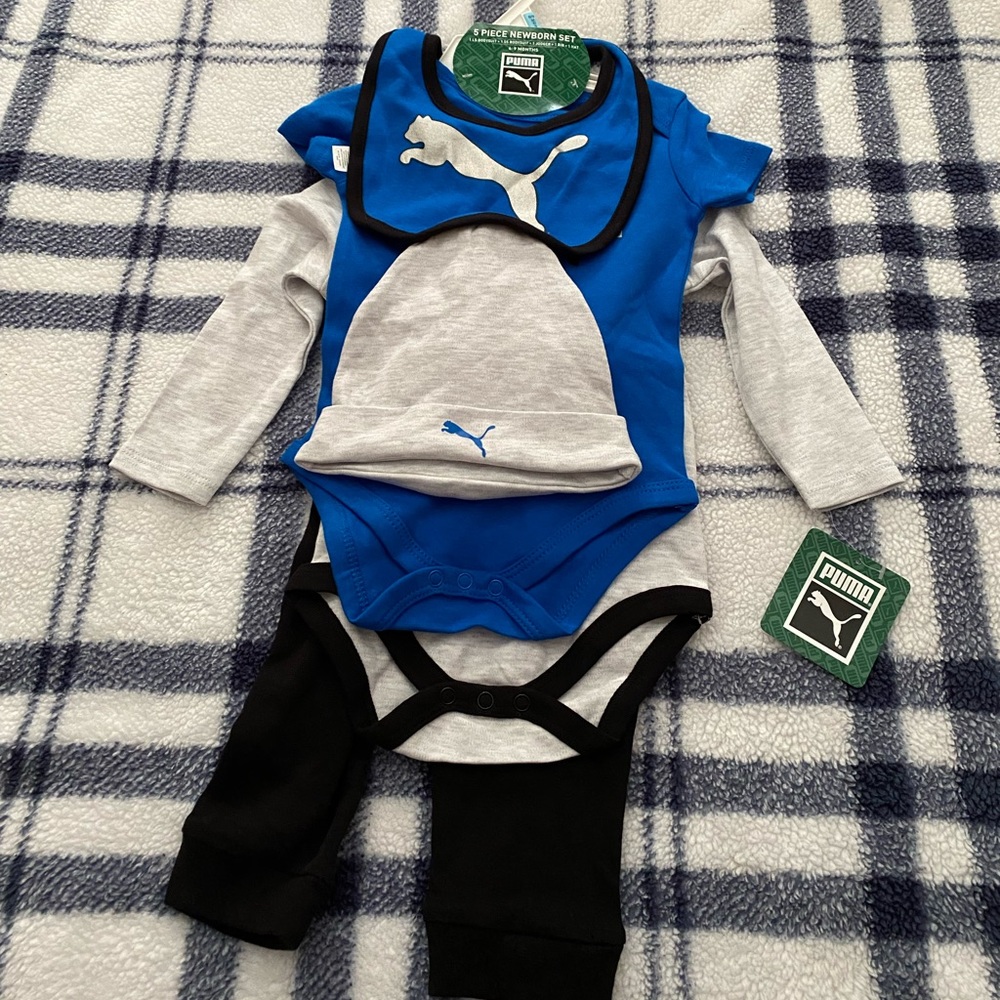 Puma 5 Piece 6-9 Month Baby Boy Outfit! NWT!!